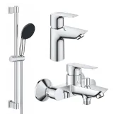 Набір змішувачів 3 в 1 для ванної кімнати Grohe QuickFix StartEdge S-Size UA202501SE
