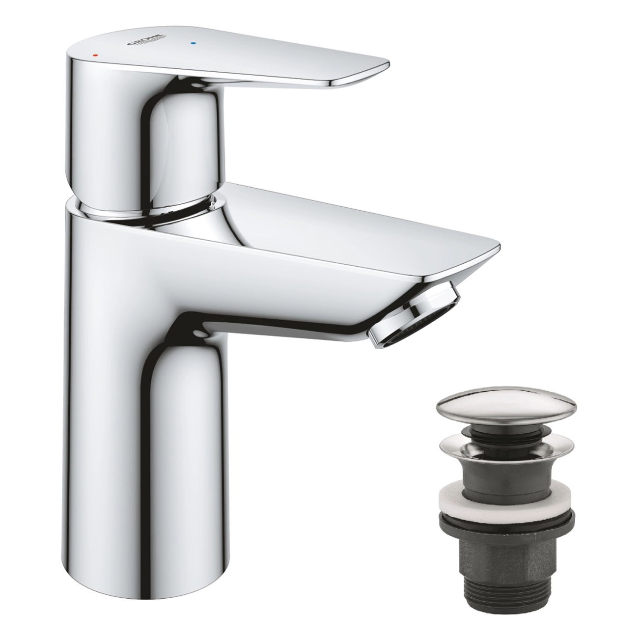 Набор смесителей Grohe Quickfix термостат для душа с душевым гарнитуром Precision Flow THM и смеситель для раковины StartEdge S-Size UA202503TE Фото - 9
