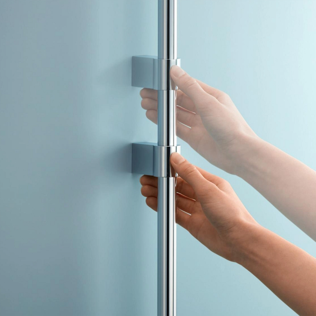 Набор смесителей Grohe Quickfix термостат для душа с душевым гарнитуром Precision Flow THM и смеситель для раковины StartEdge S-Size UA202503TE Фото - 20