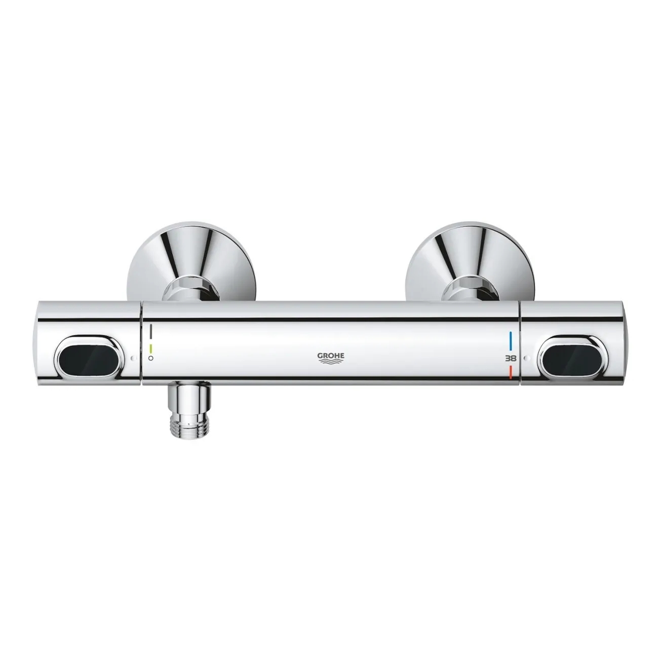 Набір змішувачів Grohe Quickfix термостат для душу з душовим гарнітуром Precision Flow THM та змішувач для раковини StartEdge S-Size UA202503TE Фото - 5