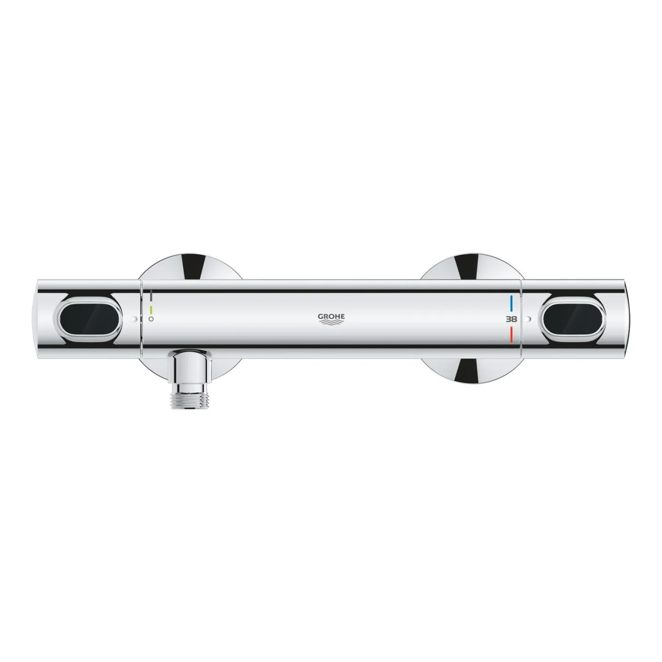 Набір змішувачів Grohe Quickfix термостат для душу з душовим гарнітуром Precision Flow THM та змішувач для раковини StartEdge S-Size UA202503TE Фото - 6