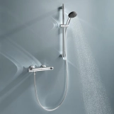 Набор смесителей Grohe Quickfix термостат для душа с душевым гарнитуром Precision Flow THM и смеситель для раковины StartEdge S-Size UA202503TE Фото - 18
