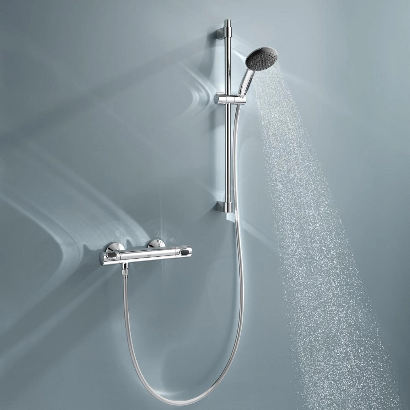 Комплект змішувачів для душу з термостатом Grohe QuickFix UA202503TS Фото - 12