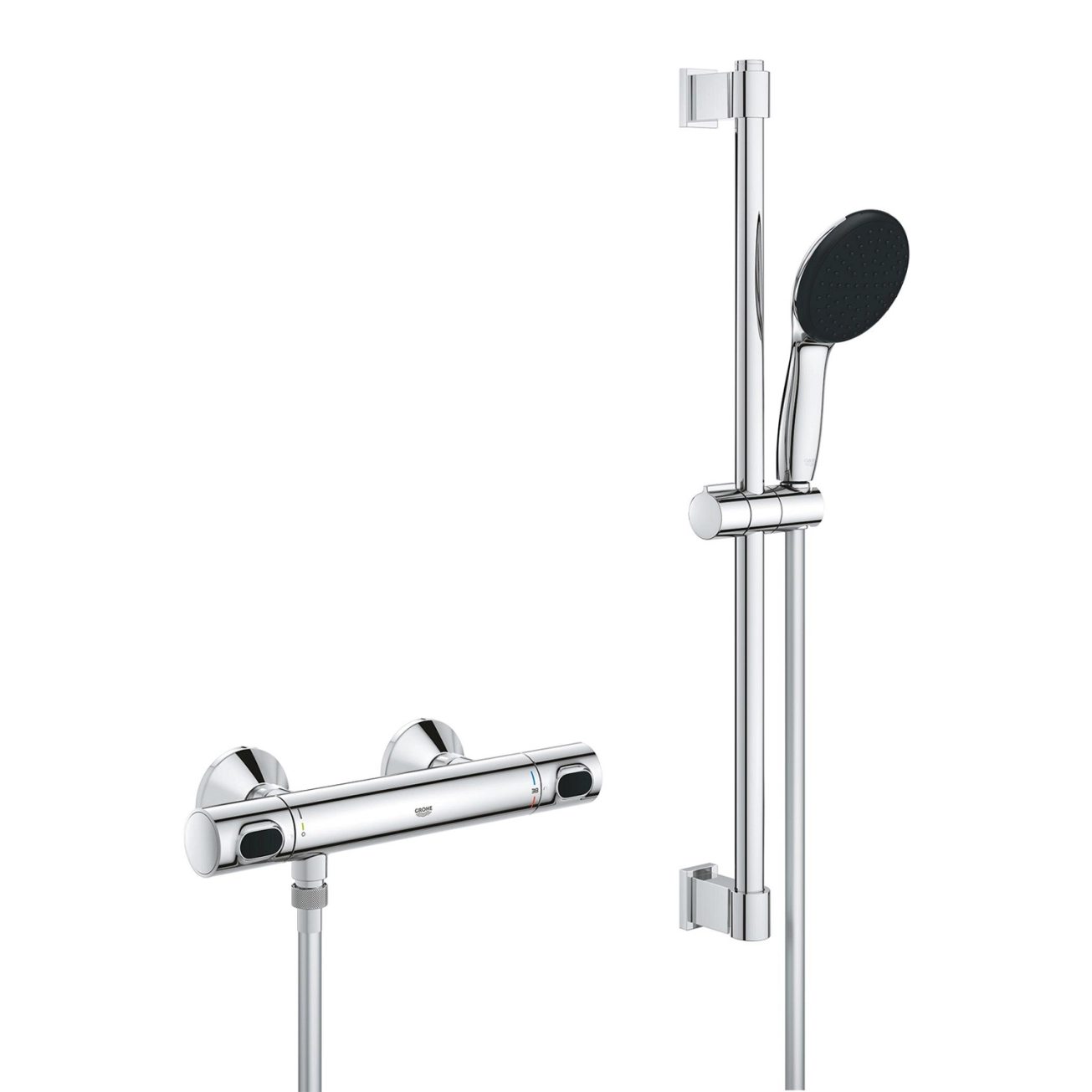 Комплект змішувачів для душу з термостатом Grohe QuickFix UA202503TS Фото - 4