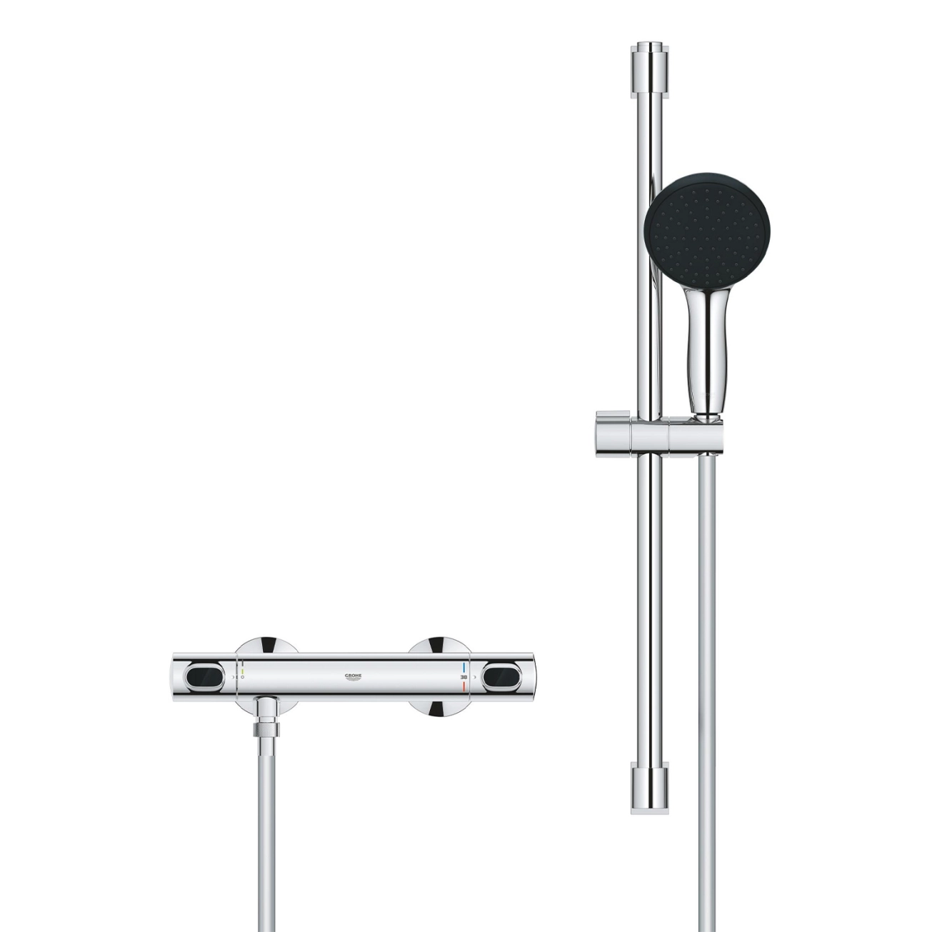 Комплект змішувачів для душу з термостатом Grohe QuickFix UA202503TS Фото - 5