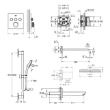 Душова система прихованого монтажу Grohe QuickFix SmartControl UA202801C3 Фото - 1