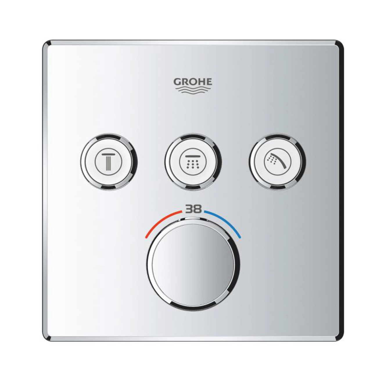 Душова система прихованого монтажу термостатична Grohe QuickFix SmartControl UA202802C3 Фото - 5
