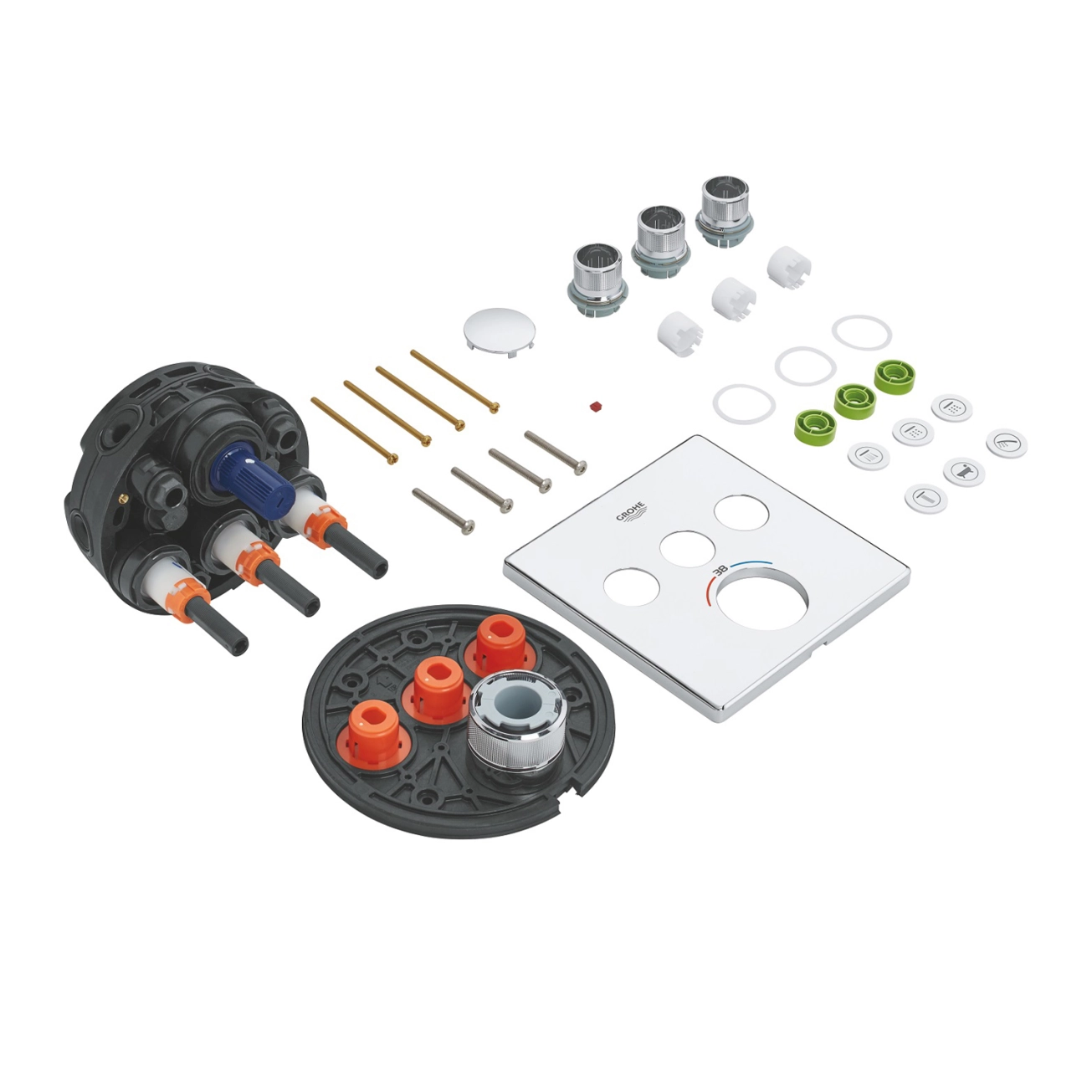 Душова система прихованого монтажу термостатична Grohe QuickFix SmartControl UA202802C3 Фото - 6