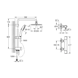 Змішувач термостатичний для душу Grohe QuickFix Precision Flow UA202908TR Фото - 1