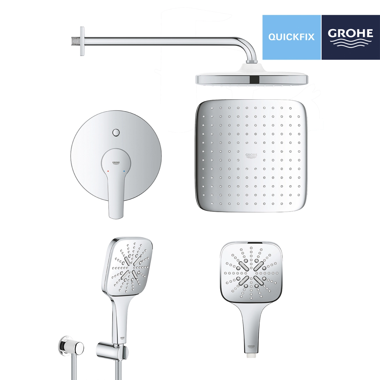 Душова система прихованого монтажу Grohe QuickFix Start UA25183007 Фото - 2