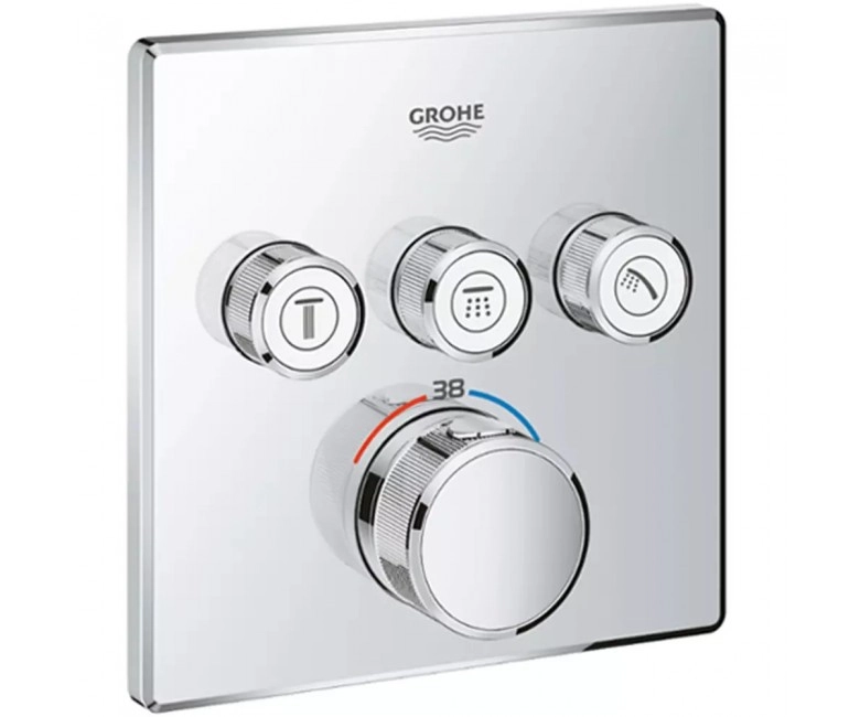 Набор для душа 5в1 Grohe GROHTHERM SMARTCONTROL (26687000+26910003+35600000+29126000+13255001) Фото - 2