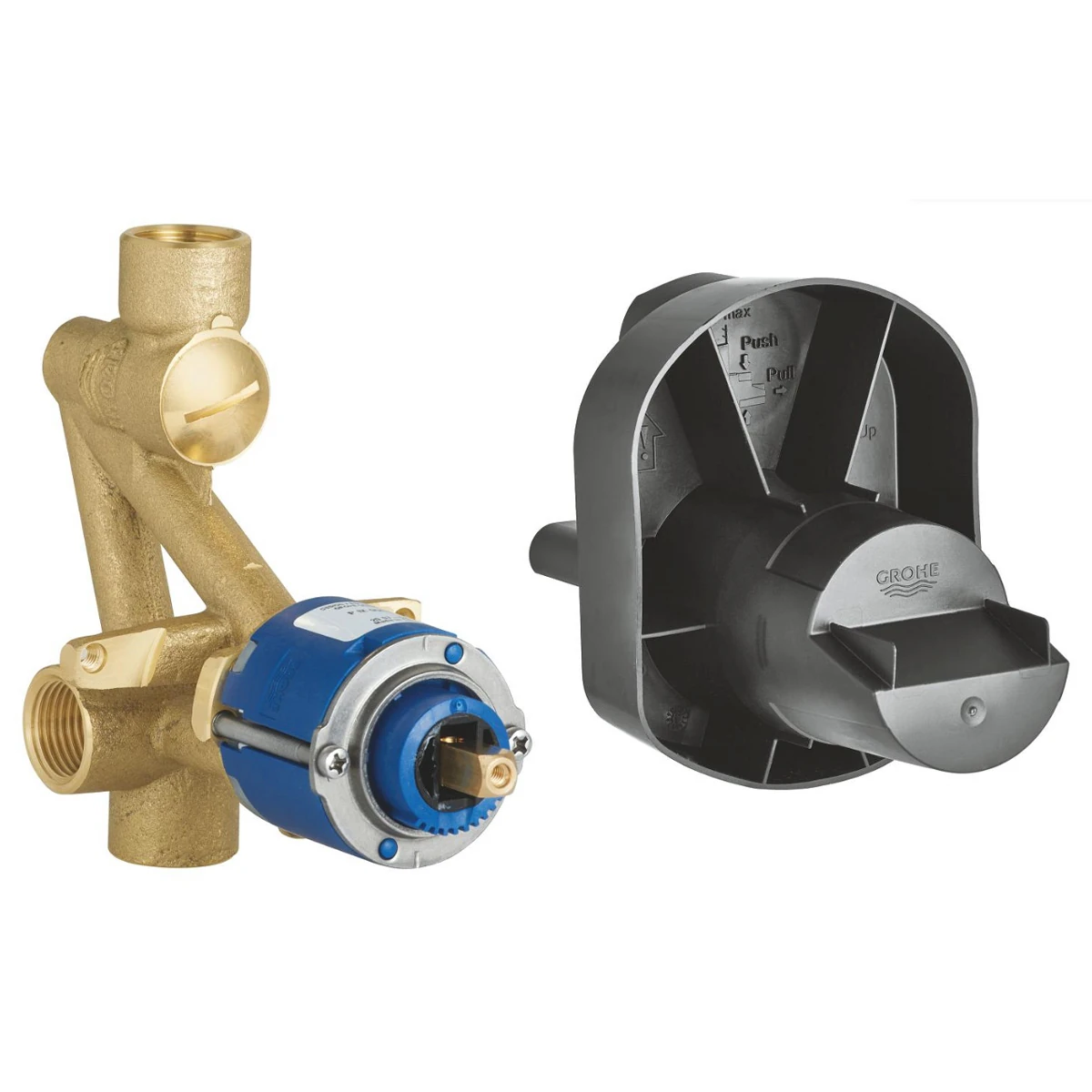 Душевая система с термостатом скрытого монтажа Grohe Grohtherm Vitalio Start 250 (UA26415SC8) Фото - 6