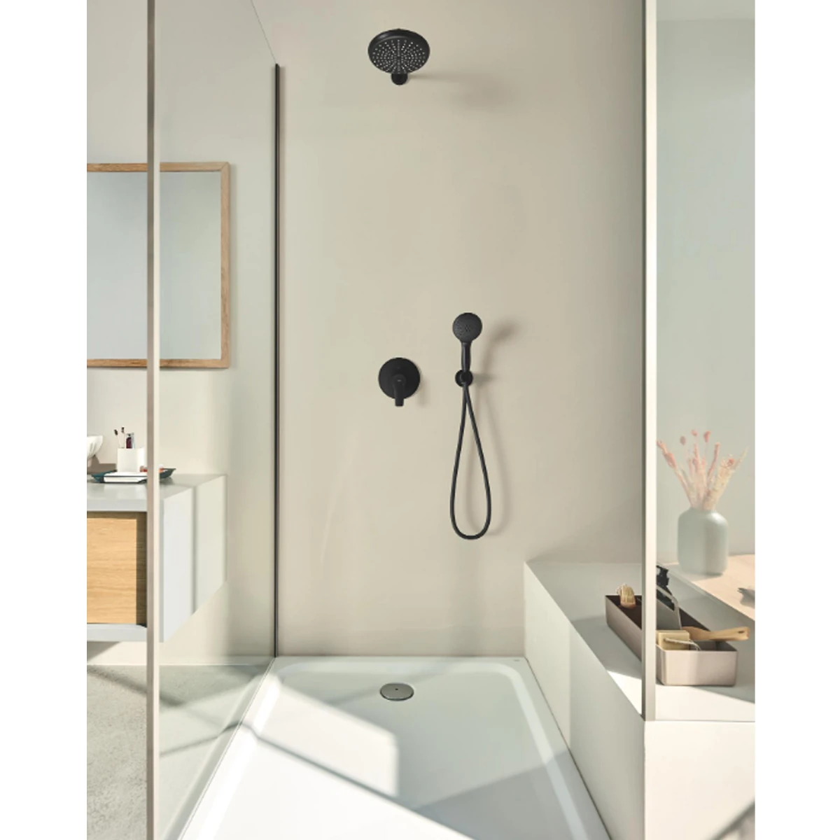 Душевая система с термостатом скрытого монтажа Grohe Grohtherm Vitalio Start 250 (UA26415SC8) Фото - 7