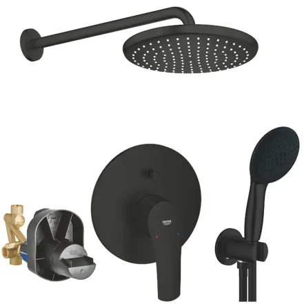 Душова система з термостатом прихованого монтажу Grohe Grohtherm Vitalio Start 250 (UA26415SC8)