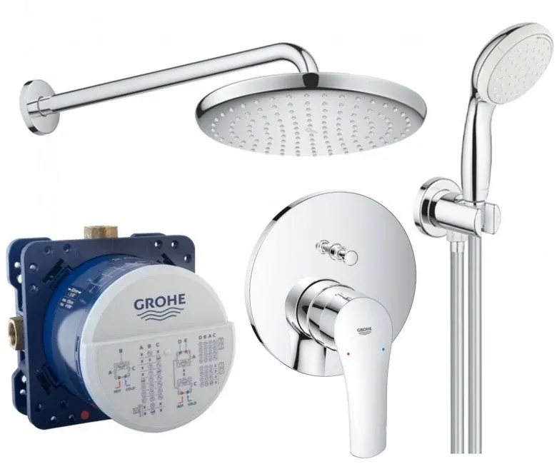Душова система Grohe Eurosmart New Tempesta 250, хром (UA26416SC3)