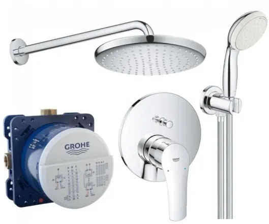 Душова система Grohe Eurosmart New Tempesta 250, хром (UA26416SC3)