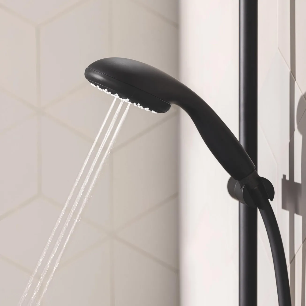 Набір змішувачів 4 в 1 для ванної кімнати та кухні Grohe QuickFix Start Black M-Size UA303301MK Фото - 14