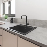 Набор смесителей 4 в 1 для ванной комнаты и кухни Grohe QuickFix Start Black M-Size UA303301MK  Фото - 15