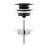 Набор смесителей 4 в 1 для ванной комнаты и кухни Grohe QuickFix Start Black M-Size UA303301MK  Фото - 4