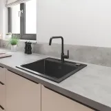 Набір змішувачів 4 в 1 для ванної кімнати та кухні Grohe QuickFix Start Black M-Size UA303301MK Фото - 15