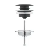 Набір змішувачів 3 в 1 для ванної кімнати Grohe QuickFix Start Black UA303304TM Фото - 4