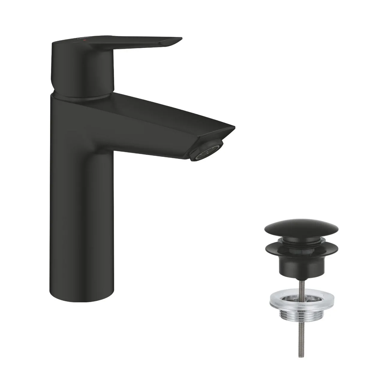 Набор смесителей 3 в 1 для ванной комнаты Grohe QuickFix Start Black UA303305RM Фото - 3