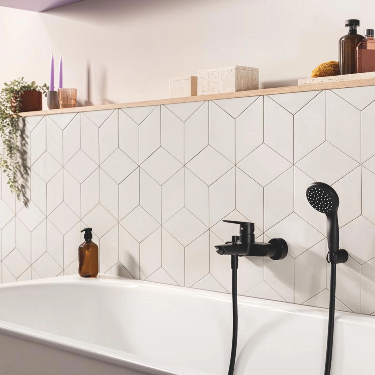 Смеситель для ванны Grohe QuickFix Start Black UA30330701 Фото - 11