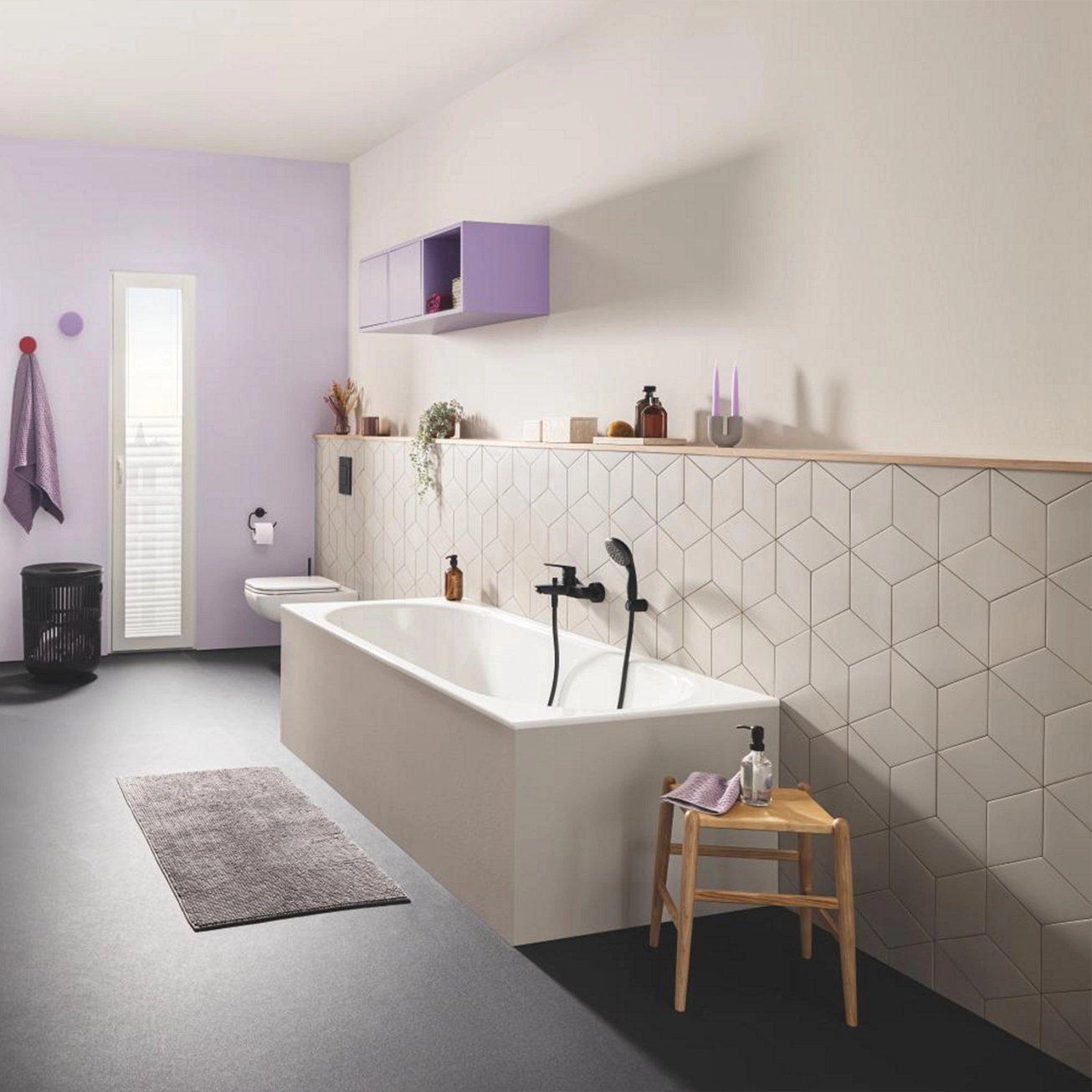 Смеситель для ванны Grohe QuickFix Start Black UA30330701 Фото - 12