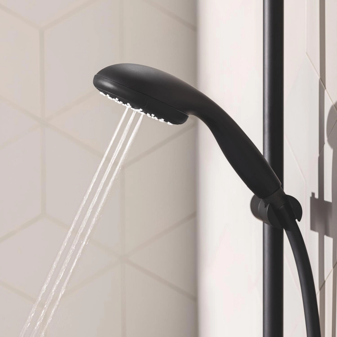 Смеситель термостатический для душа Grohe QuickFix Start Black UA303908T1 Фото - 10