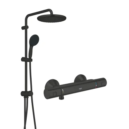 Смеситель термостатический для душа Grohe QuickFix Start Black UA303908T2