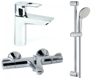 Набір змішувачів для душу Grohe BauLoop, хром (UA34550TM0)