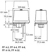 Реле тиску Grundfos FF4-4 DAY 0,22-4bar (00ID8952) Фото - 1