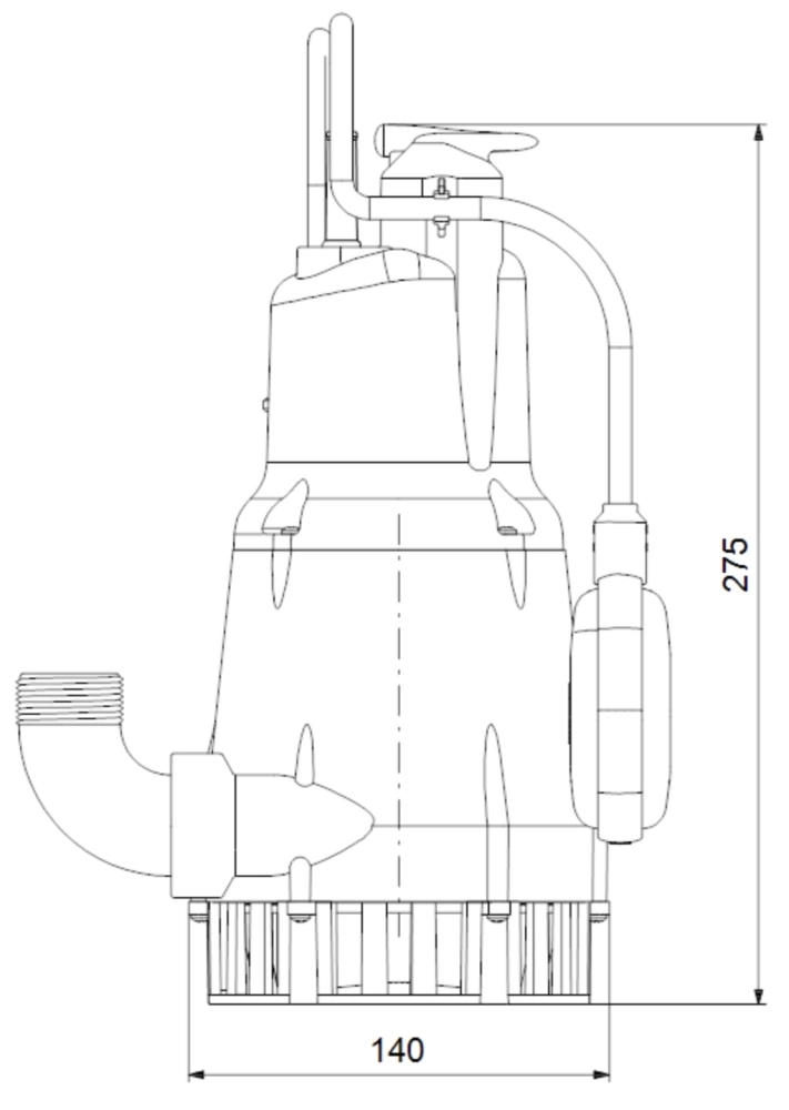 Дренажный насос Grundfos KPC 300A 1x220–240 В (98863989) Фото - 1