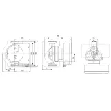 Насос циркуляційний GRUNDFOS MAGNA-1  25-80 180 мм (99221213) Фото - 2