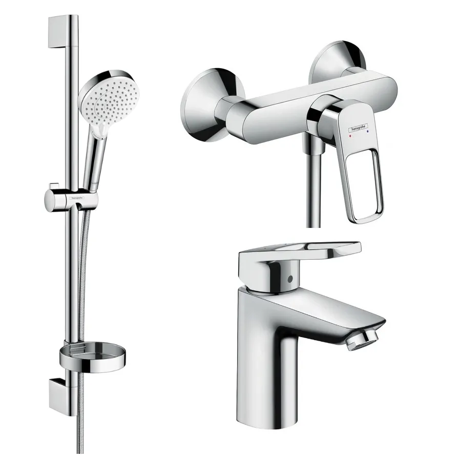 Набiр змiшувачiв Hansgrohe Logis Loop для душу, умивальник 100  (71151000+71247000+26553400)