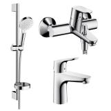 Набiр змiшувачiв для ванни Focus Hansgrohe (31607000+31940000+26553400)