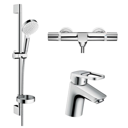 Душовий набiр Hansgrohe Logis Loop з термостатом( 71150000+15348000+ 26553400)