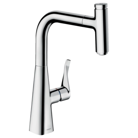 Смеситель для кухни Hansgrohe Metris Select 240, однорычажный, с выдвижным изливом