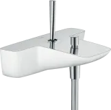 Смеситель для умывальника Hansgrohe PuraVida высокий с донным клапаном белый (15072400)