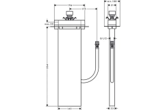 Скрытая часть Hansgrohe AXOR Rim (15490180) Скрытая часть Hansgrohe AXOR Rim (15490180) Фото - 1