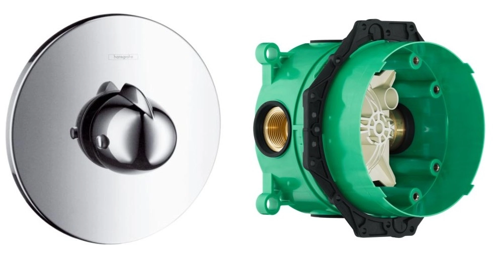 Термостат для душа+IBOX universal скрытая часть для смесителя Hansgrohe Ecostat
