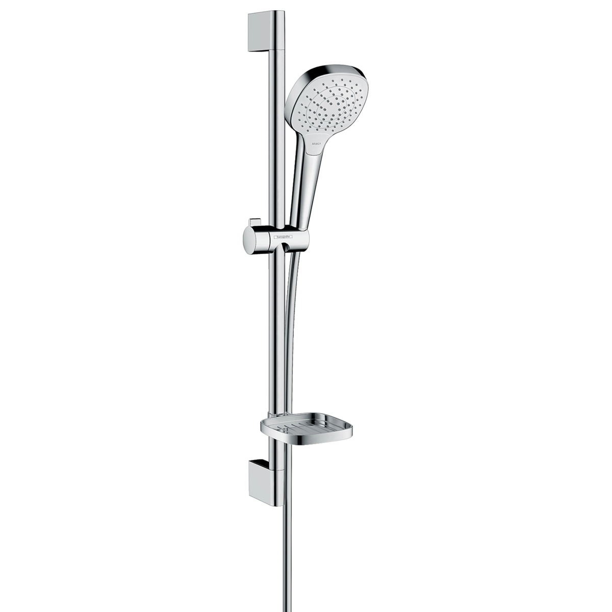 Душовий набір з мильницею Hansgrohe Croma Select E Vario, білий/хром