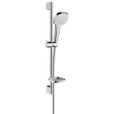 Душовий набір з мильницею Hansgrohe Croma Select E Vario, білий/хром