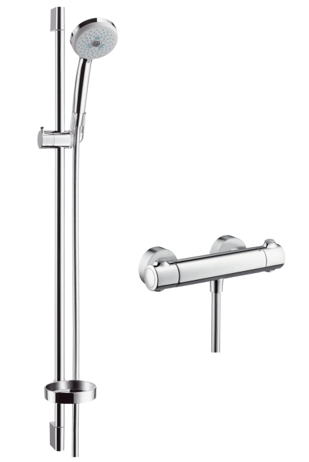 Душовой набiр с термостатом Hansgrohe Croma 100 Multi 