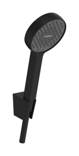 Душевой набор Hansgrohe ACTIVERA S 2jet EcoSmart (ручной душ 2режима, шланг, держатель), черный матовый
