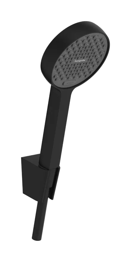 Душевой набор Hansgrohe ACTIVERA S 2jet EcoSmart (ручной душ 2режима, шланг, держатель), черный матовый