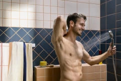 Душова система  Hansgrohe ACTIVERA S 240 1jet Showerpipe  Reno, хром Фото - 2