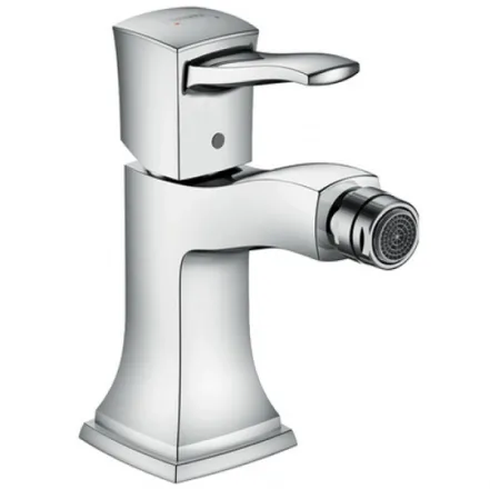 Смеситель для раковины Hansgrohe Metropol Classic однорычажный, с рычажной ручкой, со сливным гарнитуром, хром
