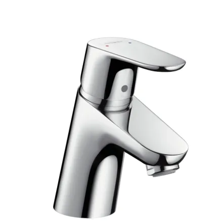 Смеситель для умывальника с донным клапаном Push Open Hansgrohe Focus 70
