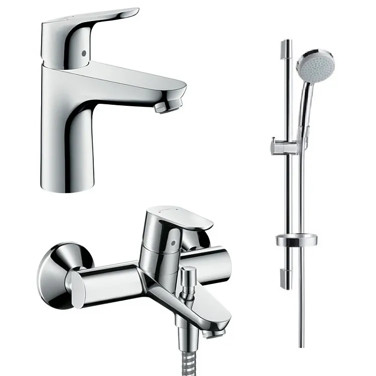 Набір прихованого монтажу для ванни Hansgrohe Focus(31607000 + 27772000 + 31945000 + 01800180)